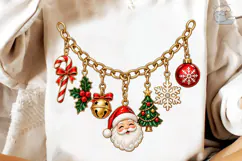 Christmas Charm Bracelet PNG Sublimation Product Image 4