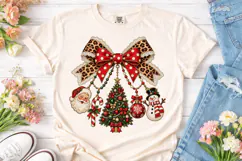 Christmas Ornaments Bow PNG Sublimation Product Image 2