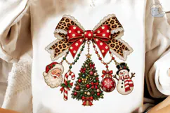 Christmas Ornaments Bow PNG Sublimation Product Image 4