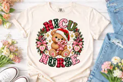 NICU Hours Teddy Bear PNG Sublimation De Product Image 2