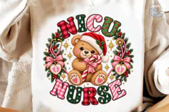 NICU Hours Teddy Bear PNG Sublimation De Product Image 4