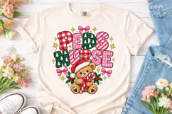 Peds Nurse Christmas PNG Sublimation Des Product Image 2