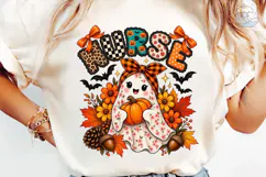 Nurse Pumpkin Ghost PNG Sublimation Desi Product Image 6