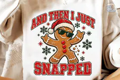 Gingerbread Man Christmas PNG Sublimatio Product Image 1