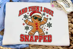 Gingerbread Man Christmas PNG Sublimatio Product Image 5