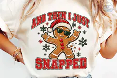 Gingerbread Man Christmas PNG Sublimatio Product Image 6