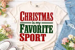 Christmas Favorite Sport PNG Sublimation Product Image 2