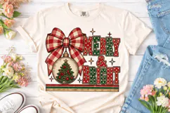 Merry & Bright Christmas PNG Sublimation Product Image 2