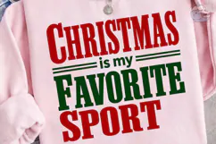 Christmas Favorite Sport PNG Sublimation Product Image 3