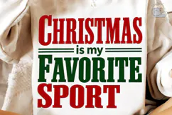 Christmas Favorite Sport PNG Sublimation Product Image 4