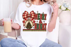 Merry & Bright Christmas PNG Sublimation Product Image 1