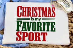Christmas Favorite Sport PNG Sublimation Product Image 6