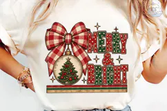 Merry & Bright Christmas PNG Sublimation Product Image 6