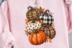Fall Pumpkin PNG Sublimation Shirt Desig Product Image 3