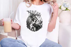 Santa Reindeer Christmas PNG Sublimation Product Image 1
