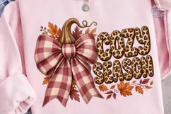 Cozy Season Fall Vibes PNG Shirt Design Product Image 2