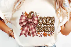 Cozy Season Fall Vibes PNG Shirt Design Product Image 6
