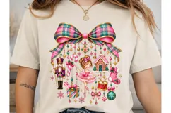 Christmas Bow Ornaments PNG Sublimation Product Image 2