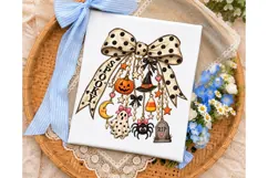 Halloween Spooky Bow PNG Sublimation Des Product Image 3