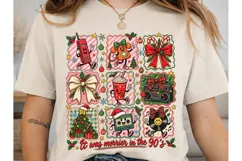 90s Nostalgia Christmas PNG Shirt Design Product Image 1