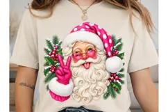 Groovy Santa Christmas PNG Sublimation Product Image 2