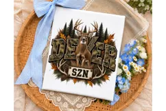 Deer Season SZN PNG Sublimation Design Product Image 3