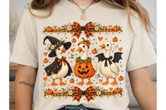 Halloween Geese PNG Sublimation Design Product Image 1