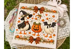 Halloween Geese PNG Sublimation Design Product Image 2