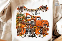 Fall Welcome Pumpkin Patch PNG Shirt Des Product Image 4