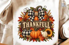 Thankful Pumpkin PNG Sublimation Design Product Image 3