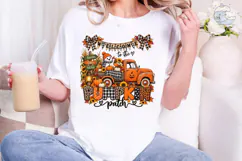 Fall Welcome Pumpkin Patch PNG Shirt Des Product Image 1
