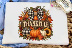 Thankful Pumpkin PNG Sublimation Design Product Image 5