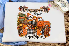 Fall Welcome Pumpkin Patch PNG Shirt Des Product Image 5
