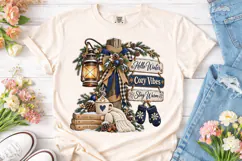 Hello Winter Cozy Vibes PNG Sublimation Product Image 2
