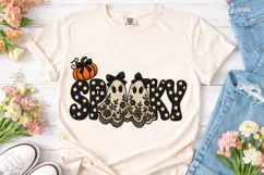 Spooky Pumpkin Ghost PNG Sublimation Des Product Image 2