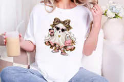 Fashionable Ghost Girl PNG Sublimation D Product Image 4