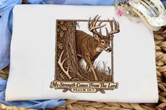 Deer Buck Scripture PNG Shirt Design Product Image 5