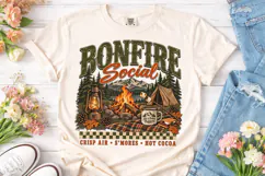 Bonfire Social Camping PNG Sublimation D Product Image 2