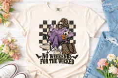 No Weekends For The Wicked PNG Shirt Product Image 2