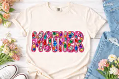 Mother Pink Gems PNG Sublimation Design Product Image 2