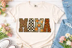 Mama Pumpkin Leopard PNG Sublimation Des Product Image 2