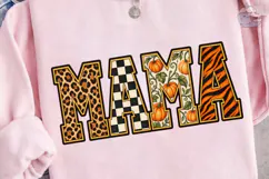 Mama Pumpkin Leopard PNG Sublimation Des Product Image 3
