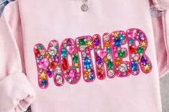 Mother Pink Gems PNG Sublimation Design Product Image 3