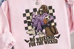 No Weekends For The Wicked PNG Shirt Product Image 3
