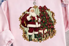 Vintage Santa Christmas PNG Sublimation Product Image 3