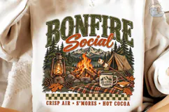 Bonfire Social Camping PNG Sublimation D Product Image 3
