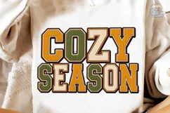 Cozy Season PNG Sublimation Shirt Design Product Image 1