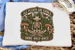 All Plants Are Edible Skeleton PNG Shirt Product Image 5