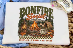 Bonfire Social Camping PNG Sublimation D Product Image 5
