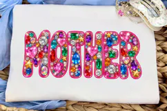 Mother Pink Gems PNG Sublimation Design Product Image 5